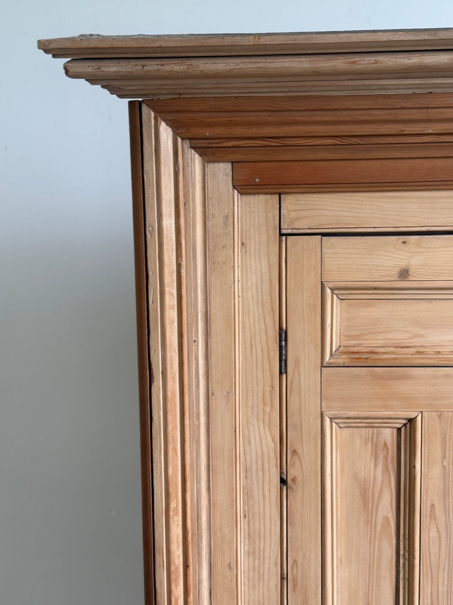 Antique Pine Corner Cupboard
