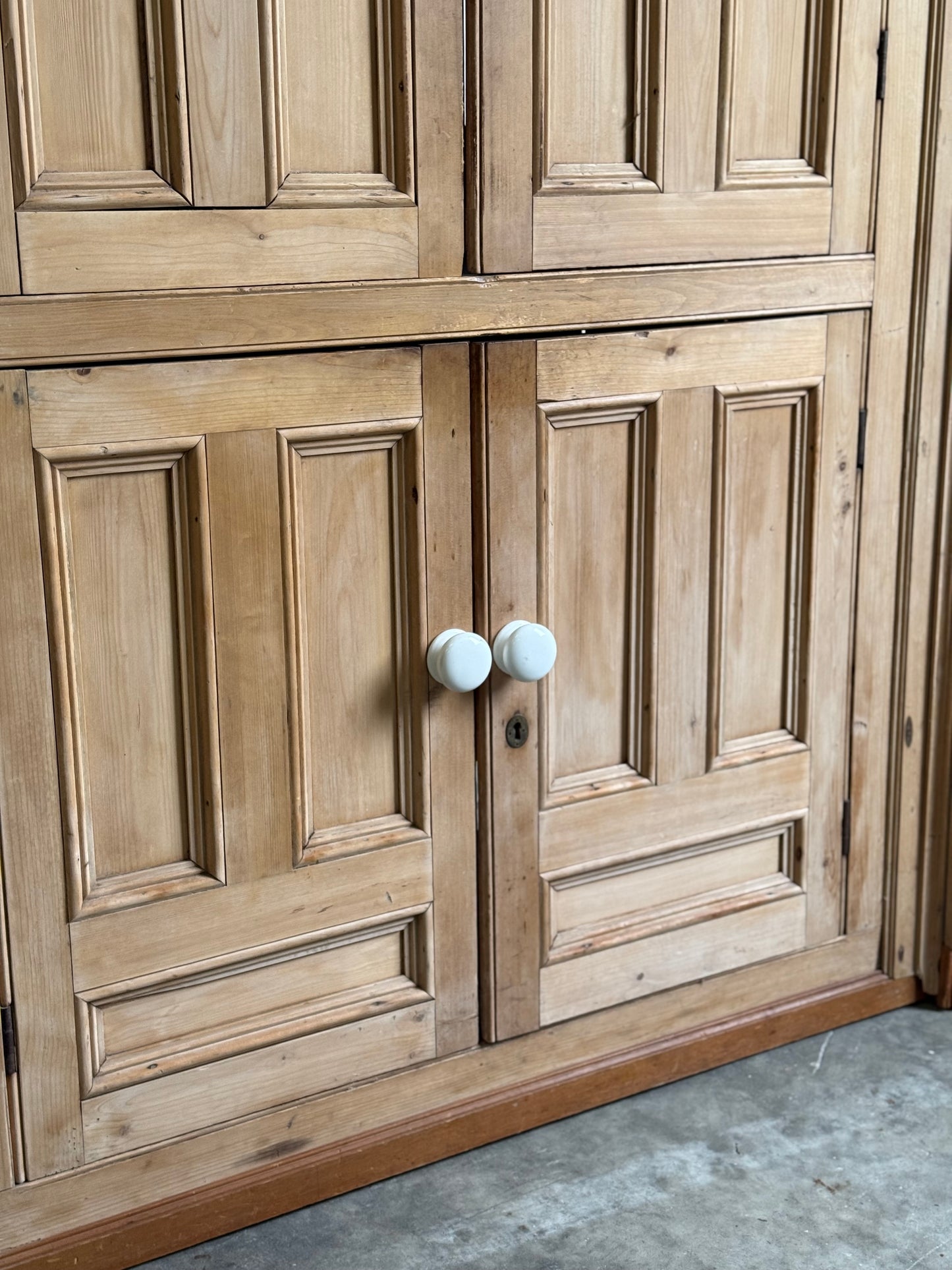 Antique Pine Corner Cupboard