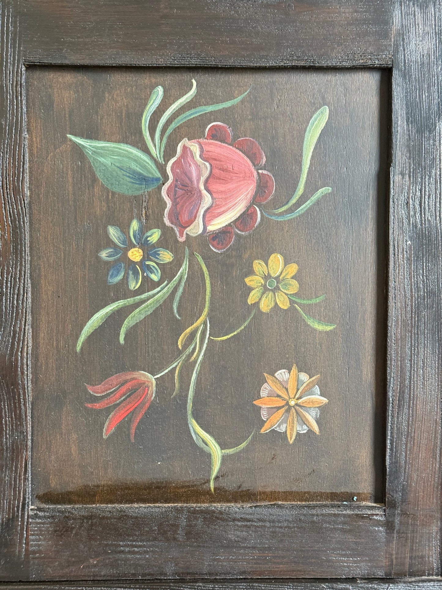 Vintage Dutch Painted Sideboard