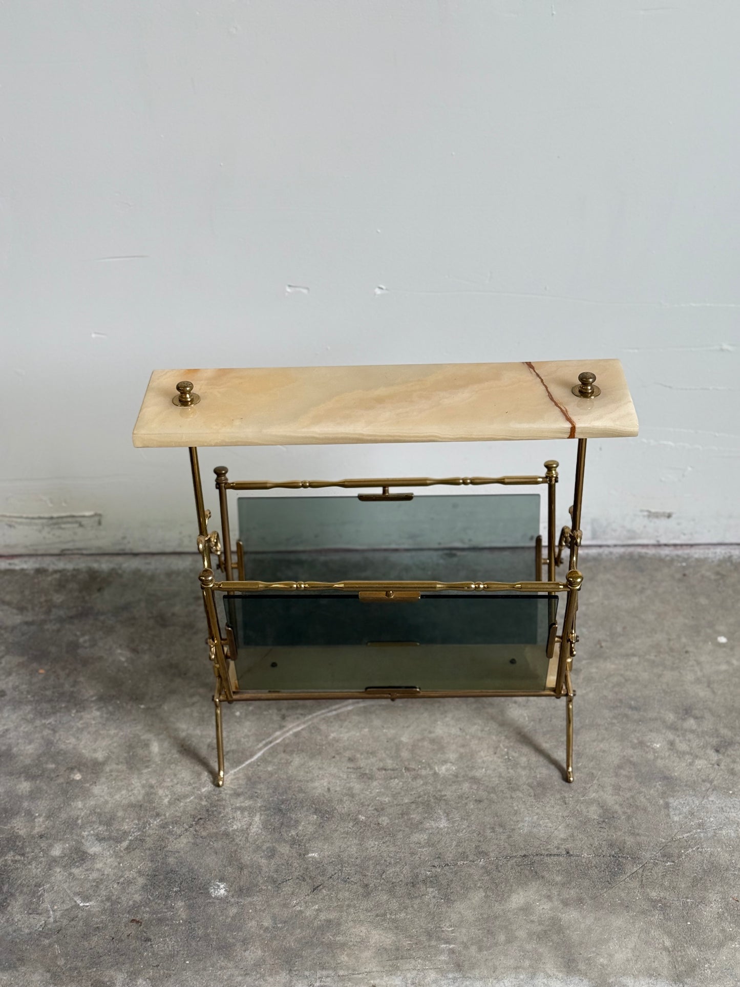 Vintage French Magazine Rack