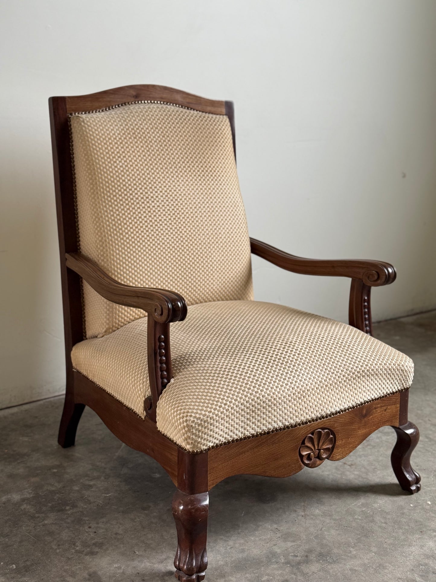 Georgian Style Mahogany Armchair