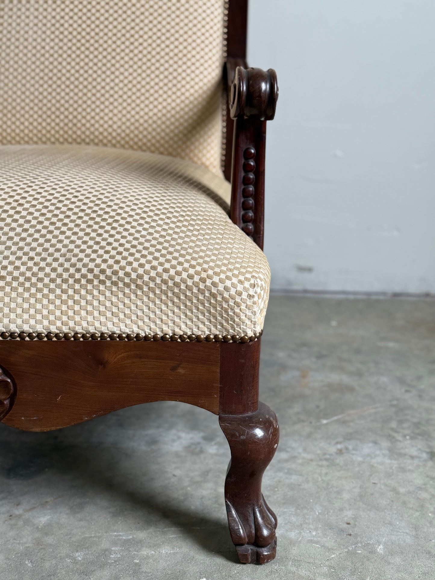 Georgian Style Mahogany Armchair