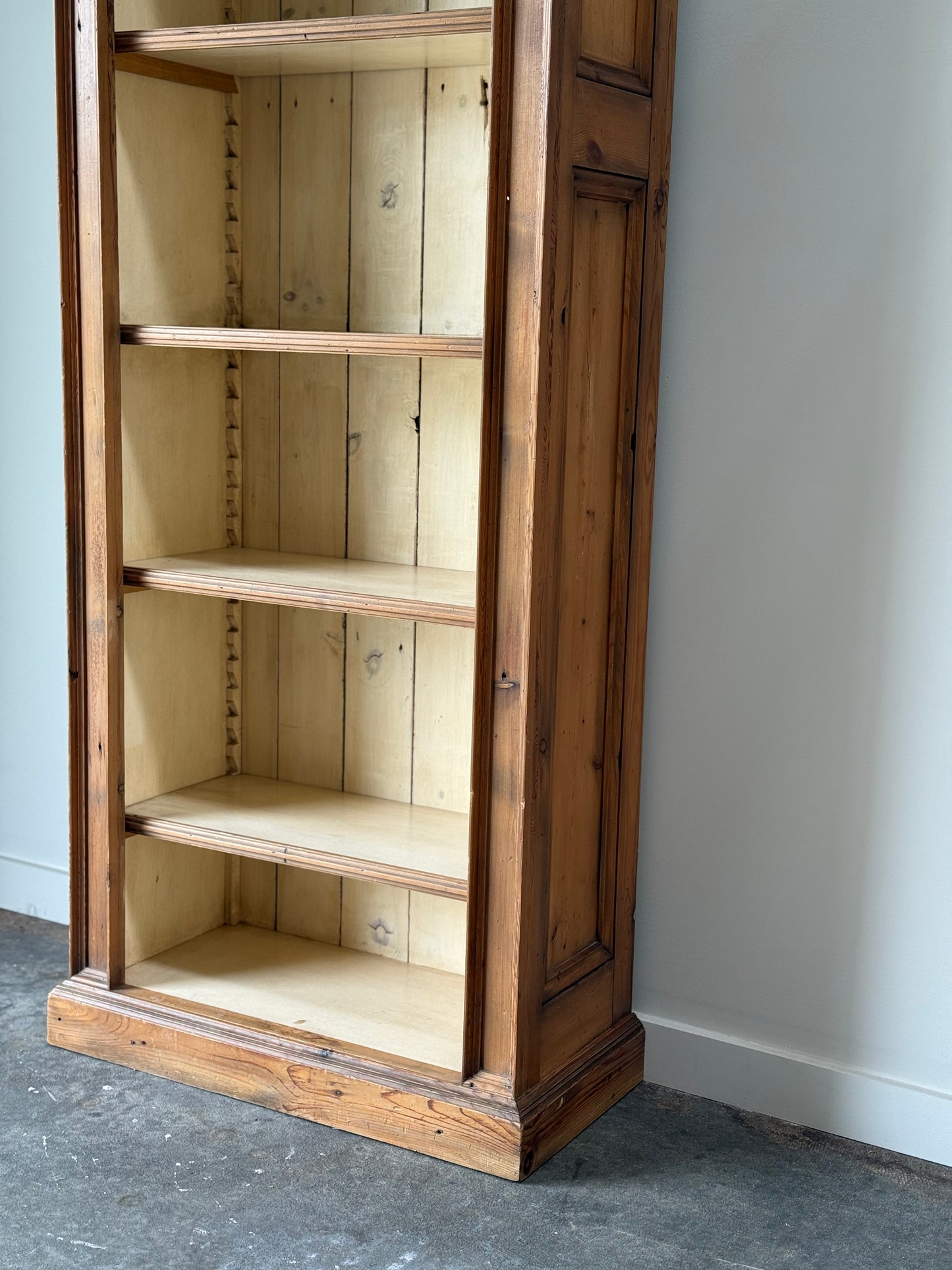 Vintage Pine Book Shelf