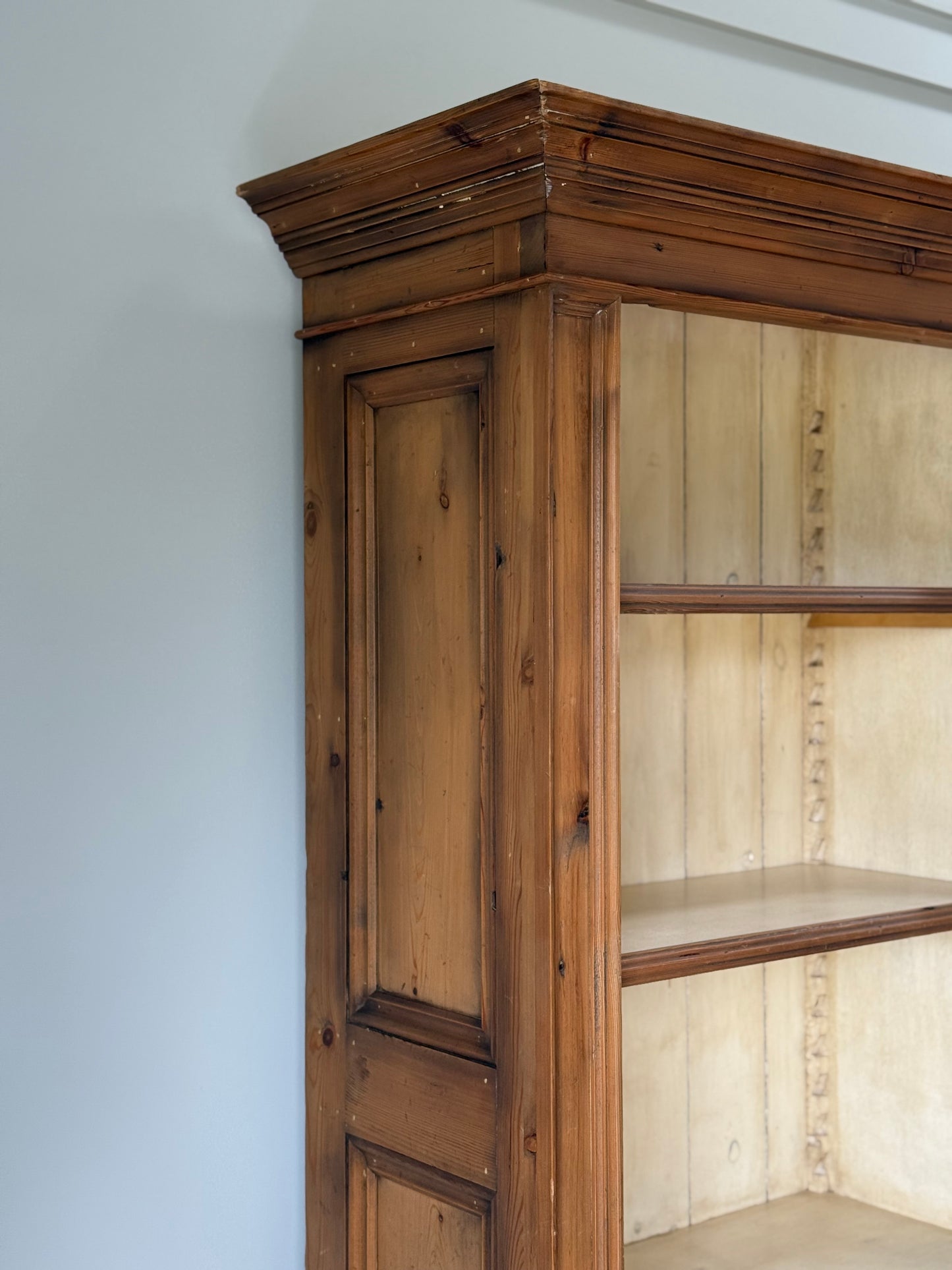 Vintage Pine Book Shelf