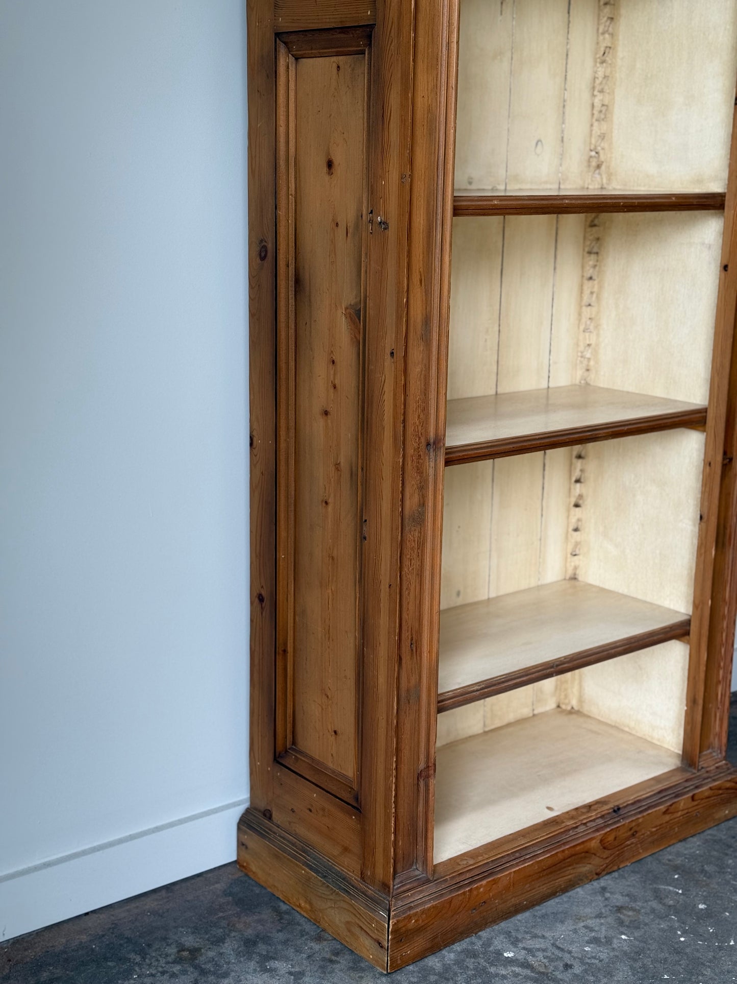 Vintage Pine Book Shelf