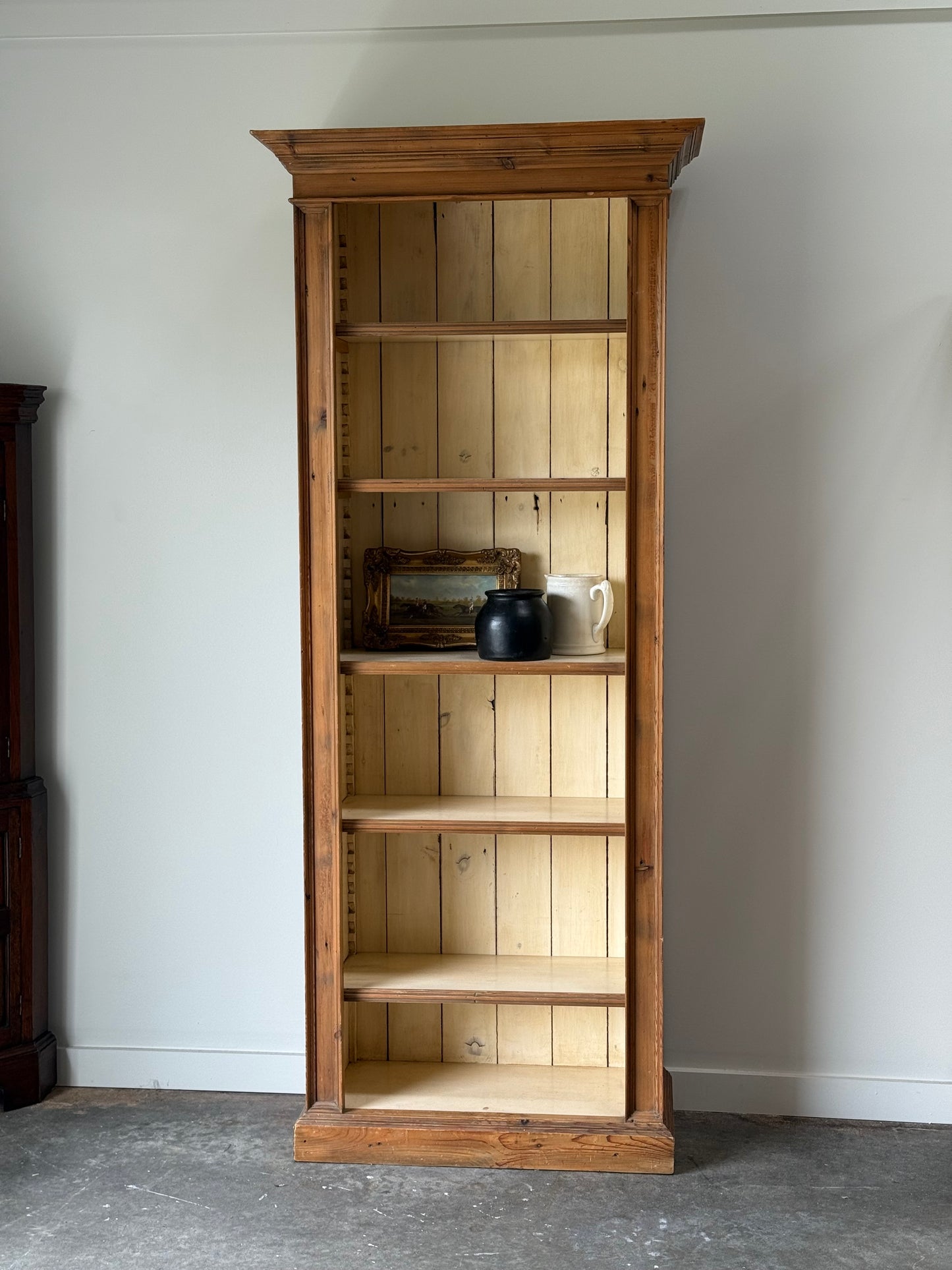 Vintage Pine Book Shelf