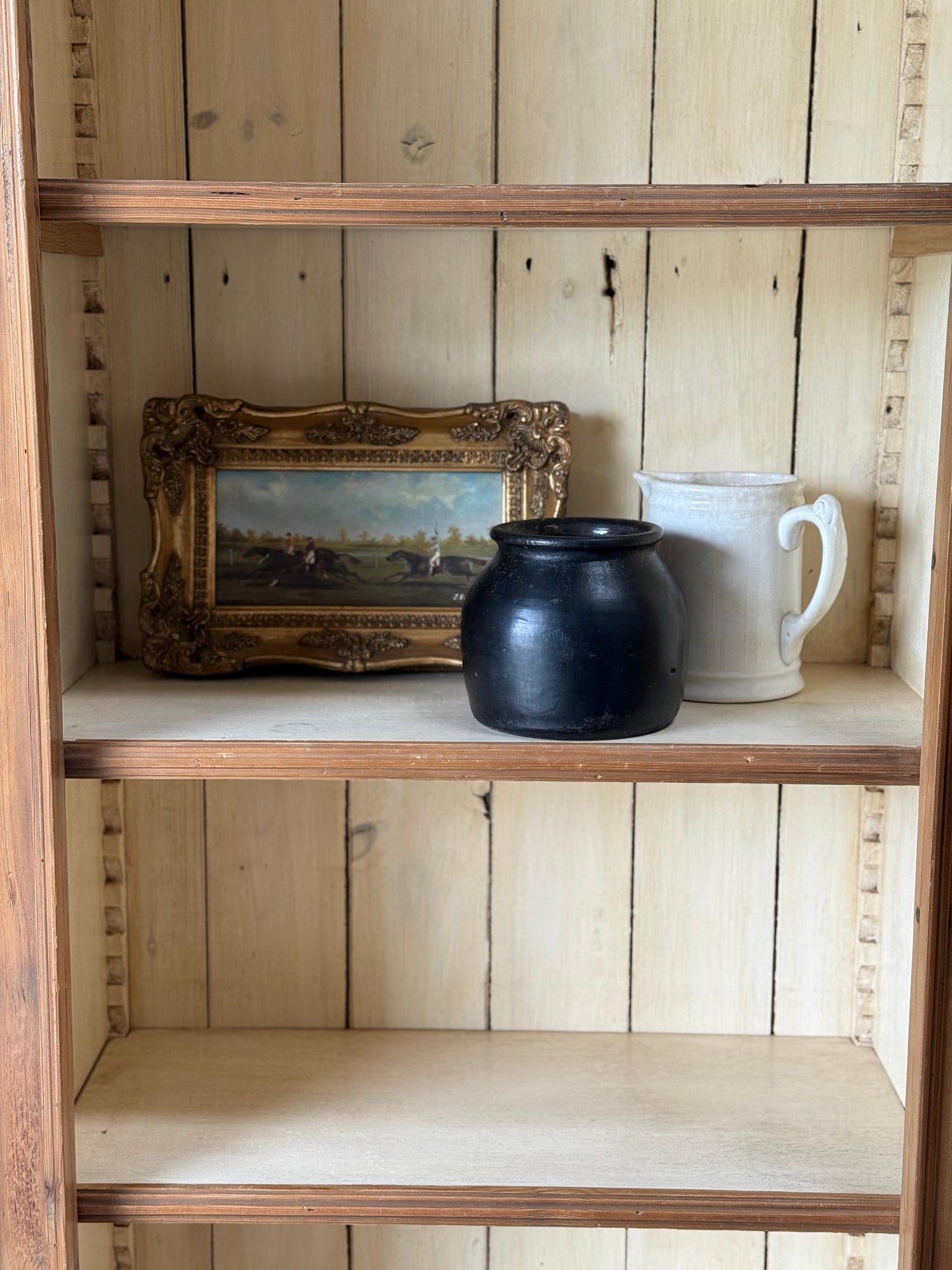 Vintage Pine Book Shelf