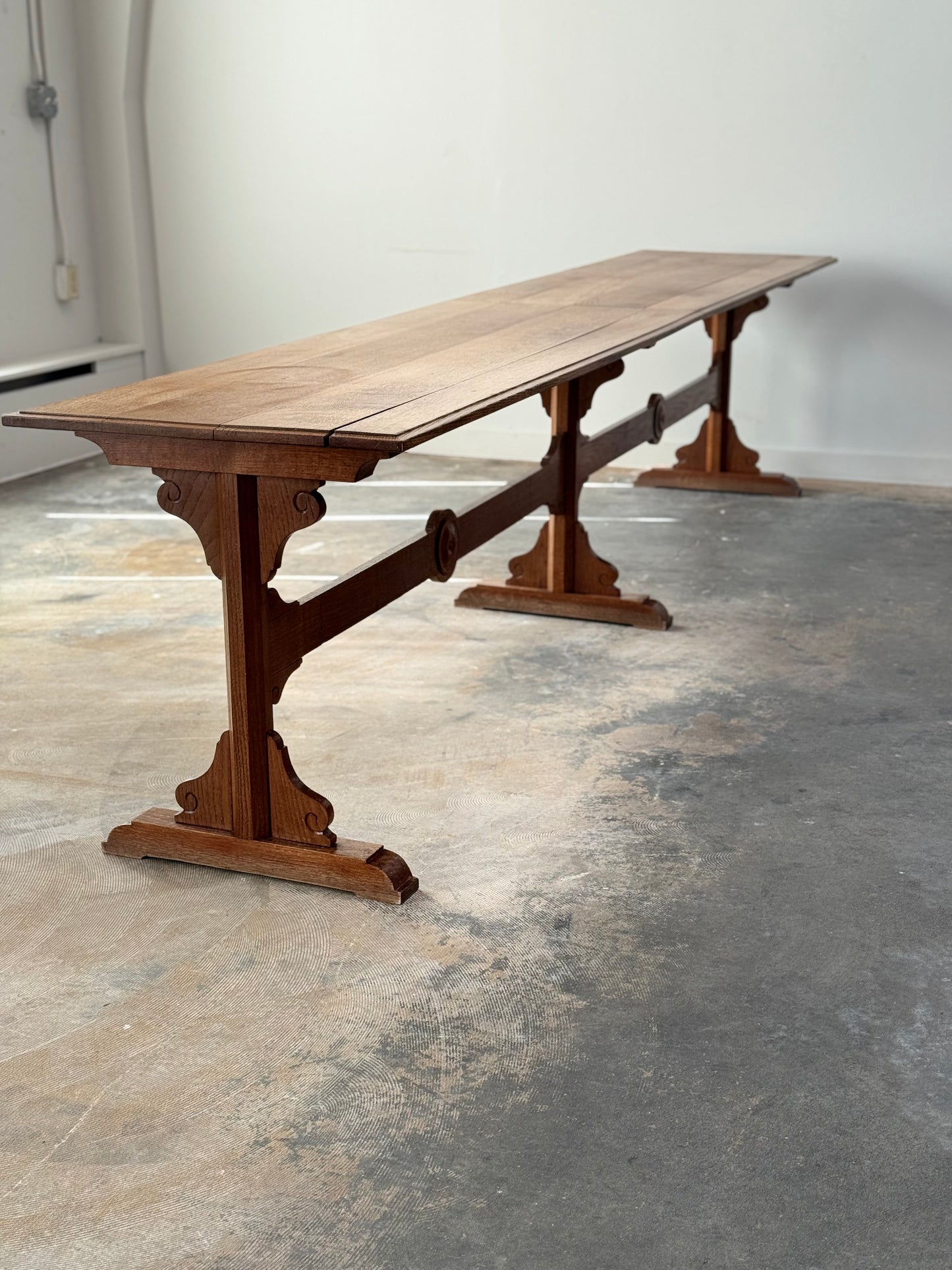 Antique French Monastery Table. C.1890