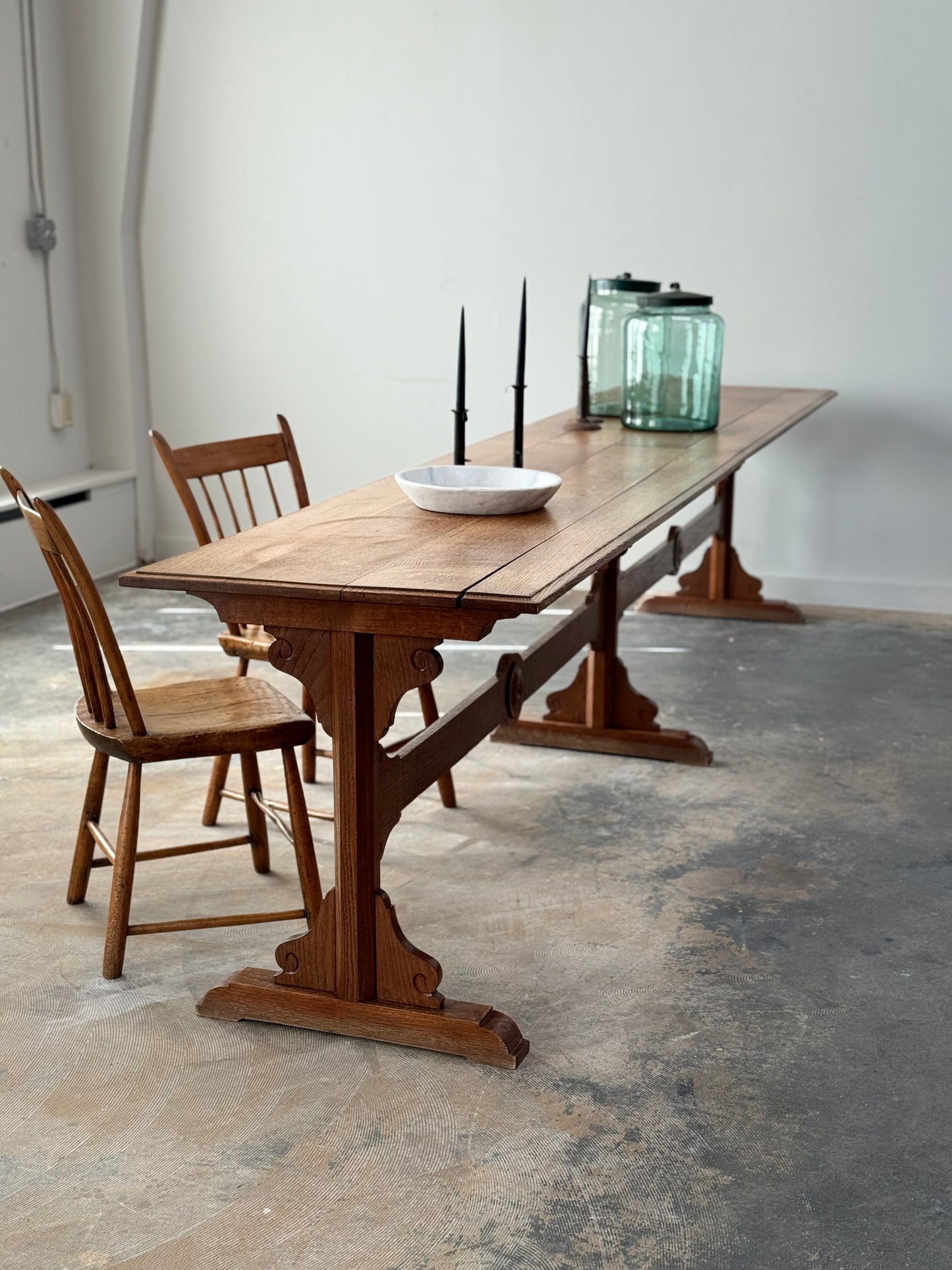 Antique French Monastery Table. C.1890
