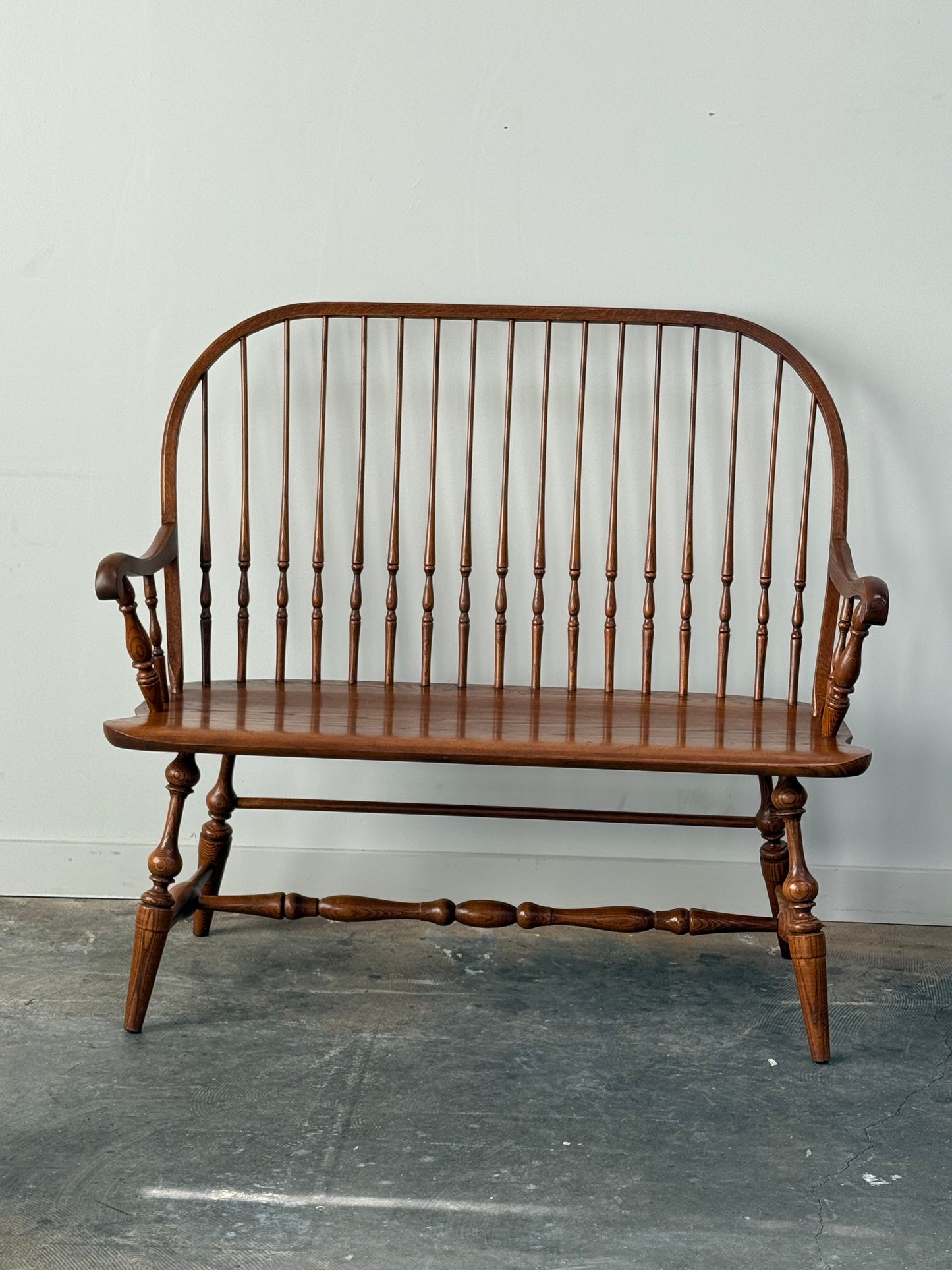 Four Piece Windsor Chair and Bench Set
