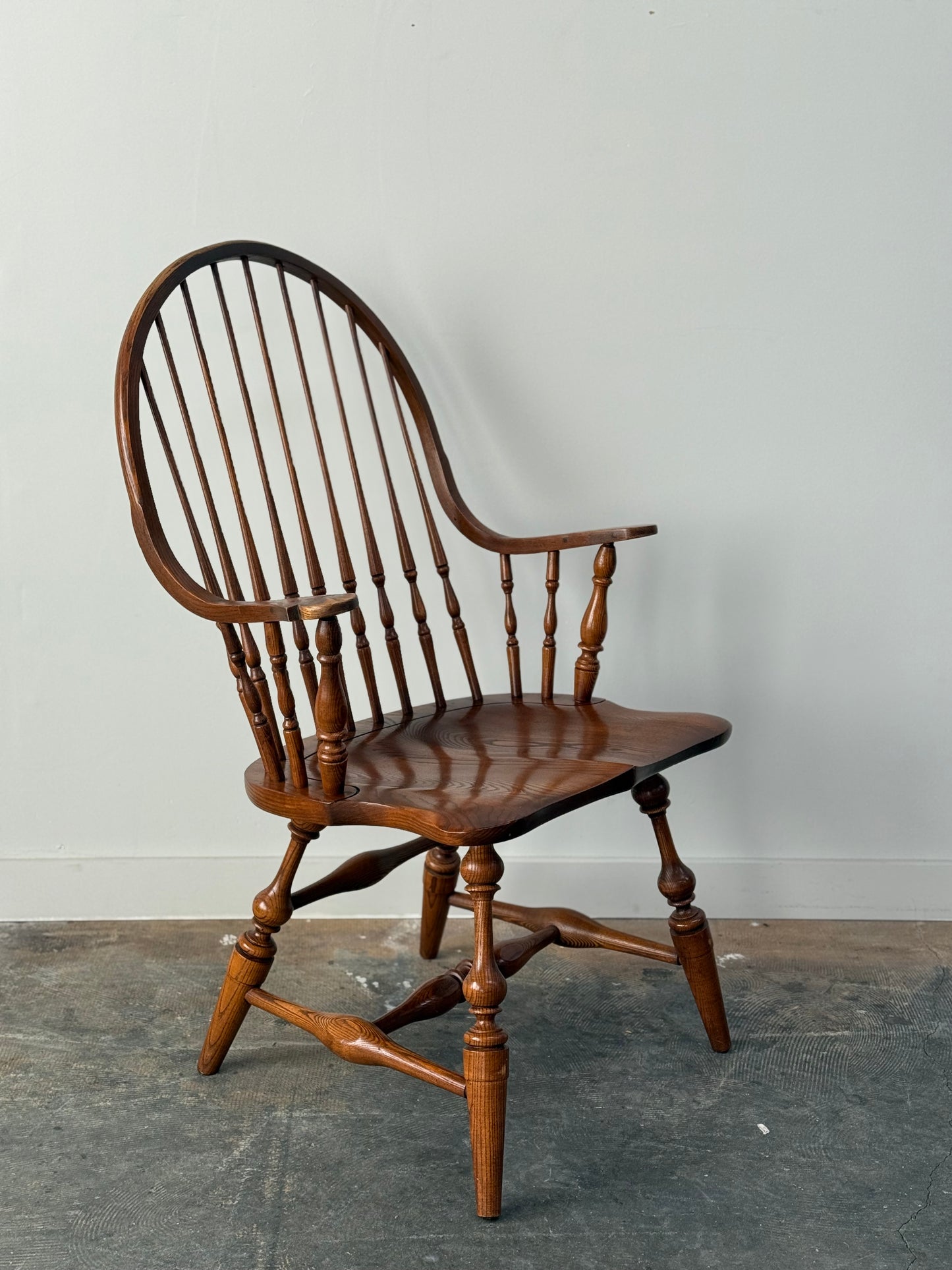 Four Piece Windsor Chair and Bench Set