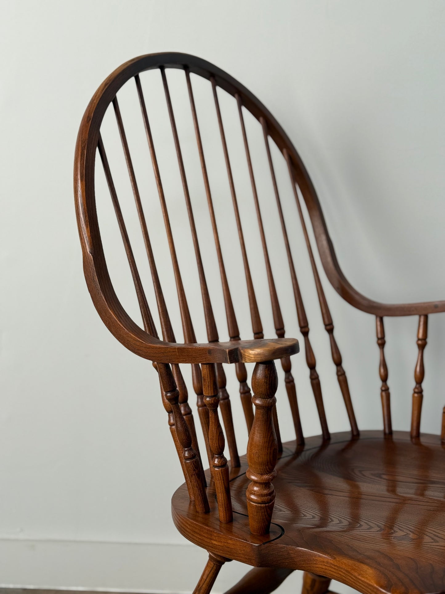 Four Piece Windsor Chair and Bench Set