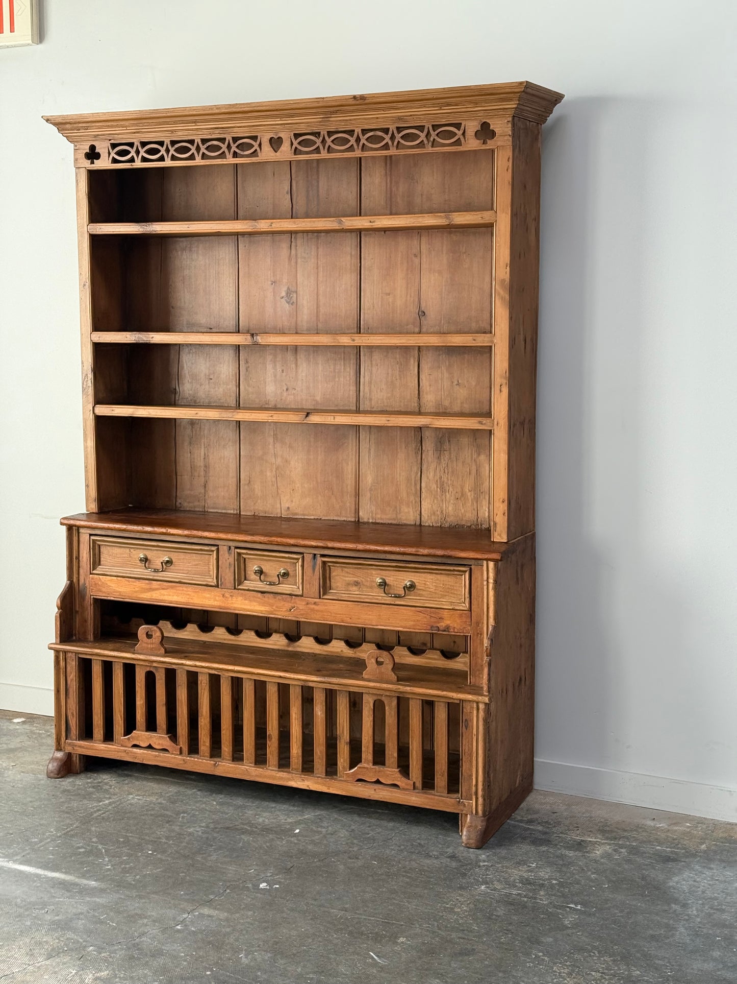 Antique Irish Plate Board Dresser