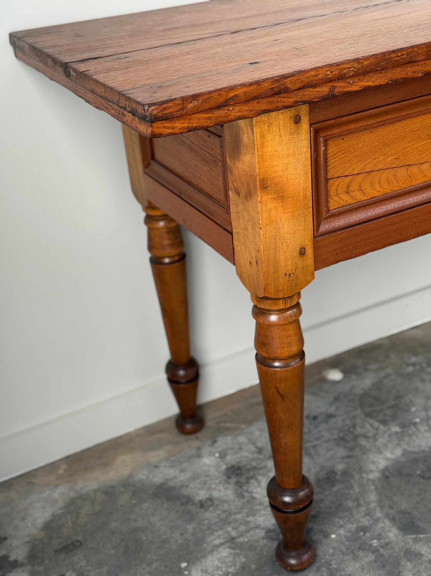 Large Antique American Console Table