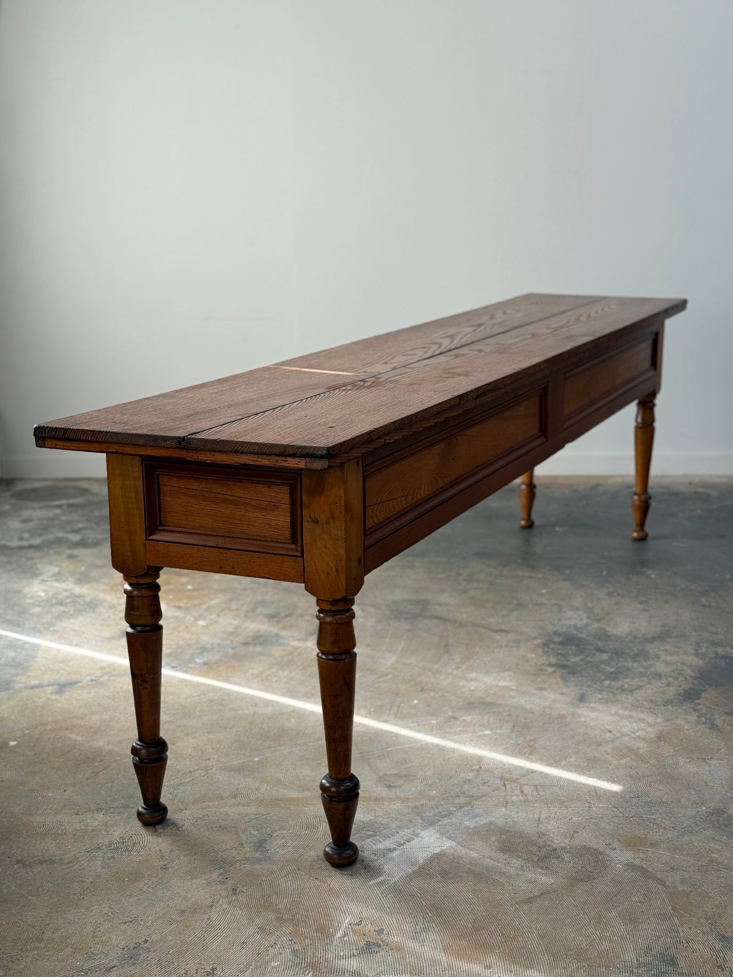 Large Antique American Console Table