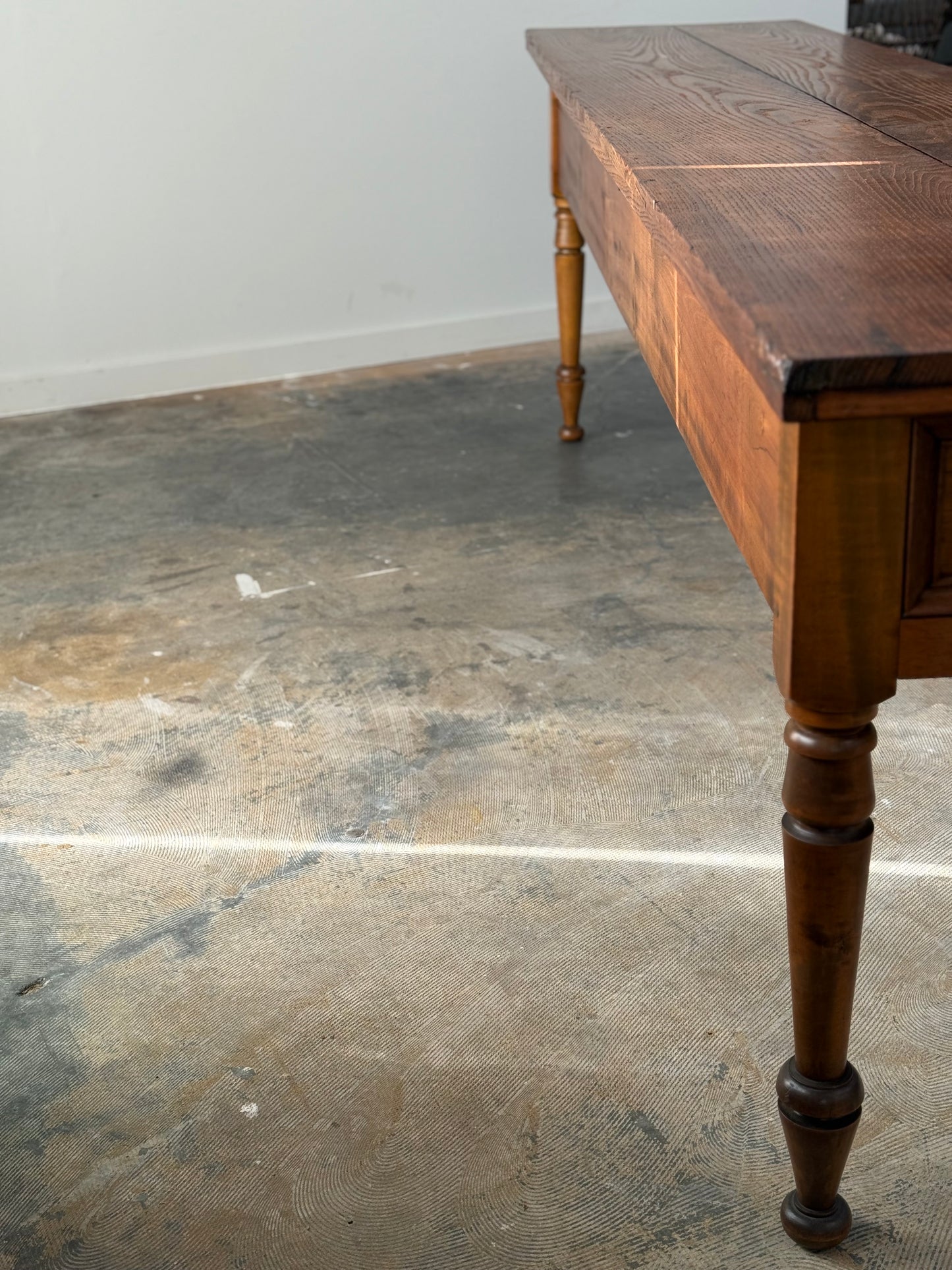 Large Antique American Console Table