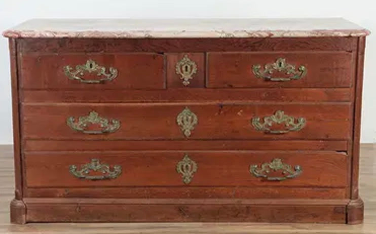 Large Antique French Provincial Dresser 19th C.