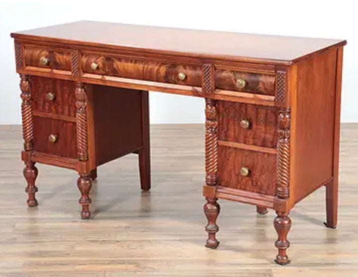 Georgian Style Mahogany Knee Hole Desk