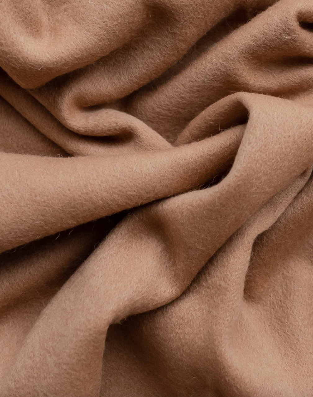 The Tartan Blanket Co. Oversized Throw Camel