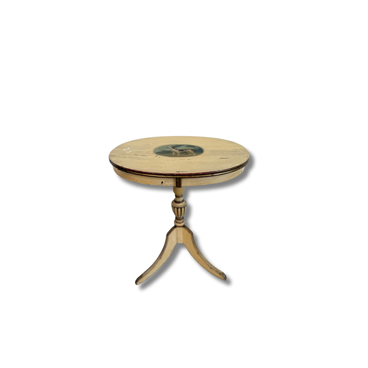 Vintage Dog Portrait Table