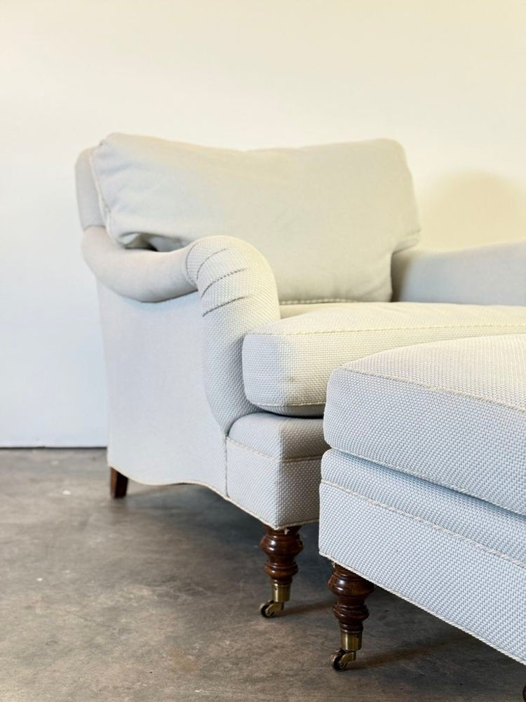 Mittman Ferrell Designer Club Chair and ottoman