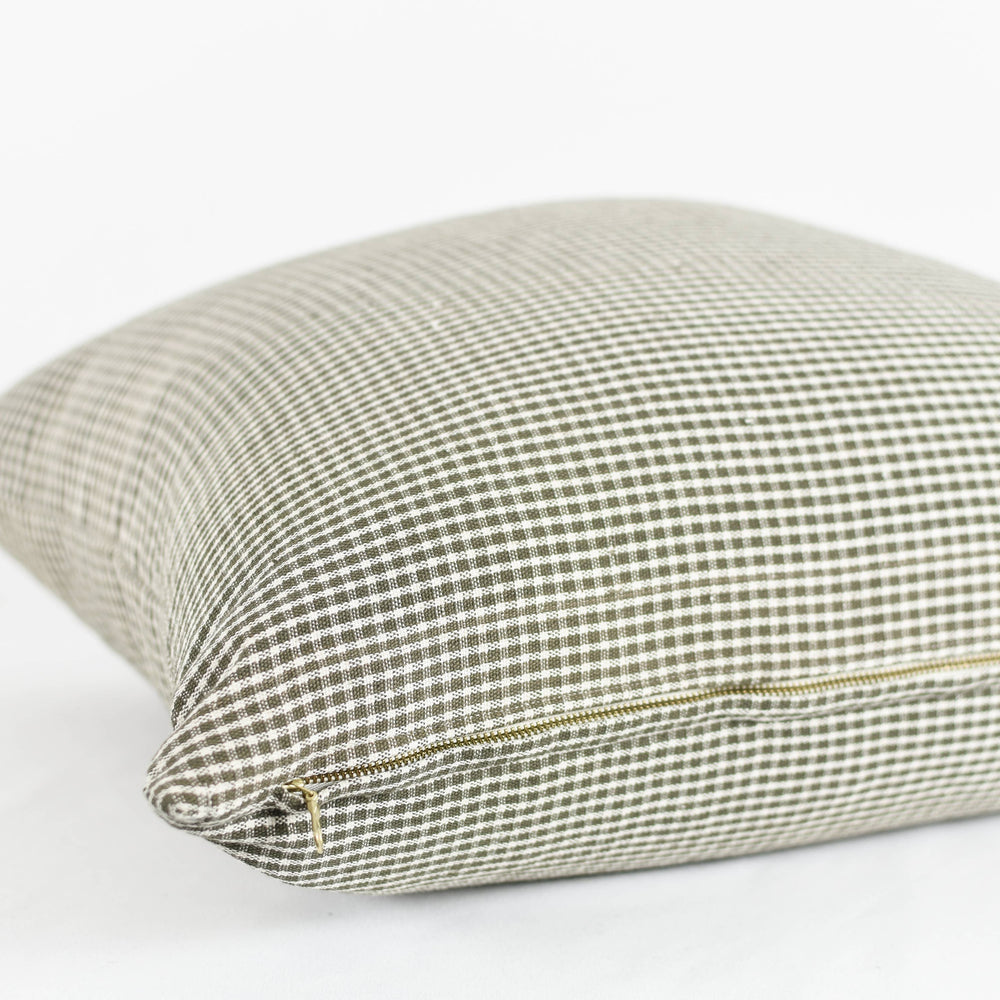 
                  
                    Georgie Green Check Pillow
                  
                