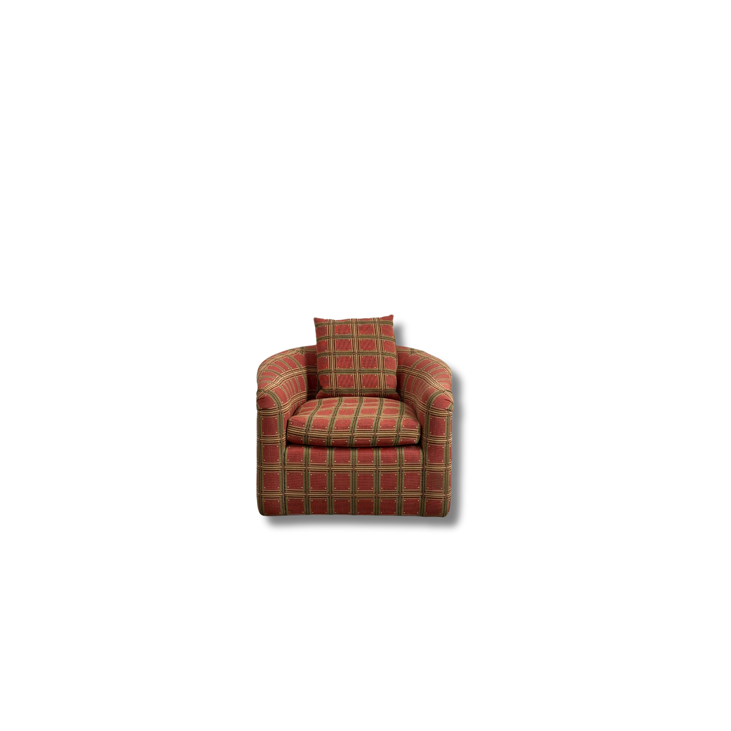 Custom Swivel Club Chair