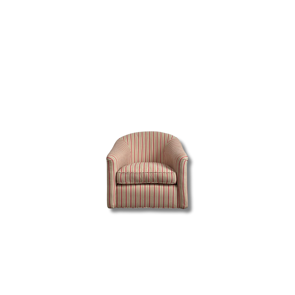 Custom Swivel Club Chair