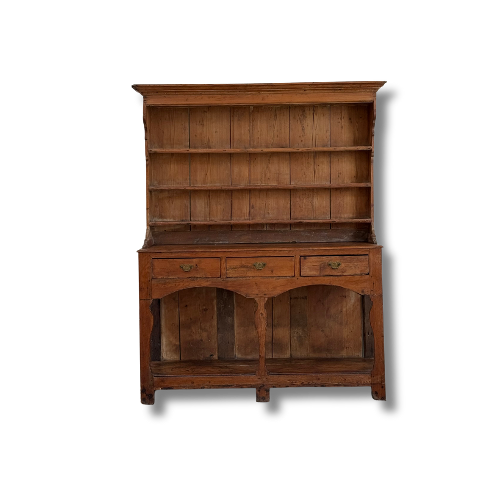 Antique Pine Welsh Dresser.