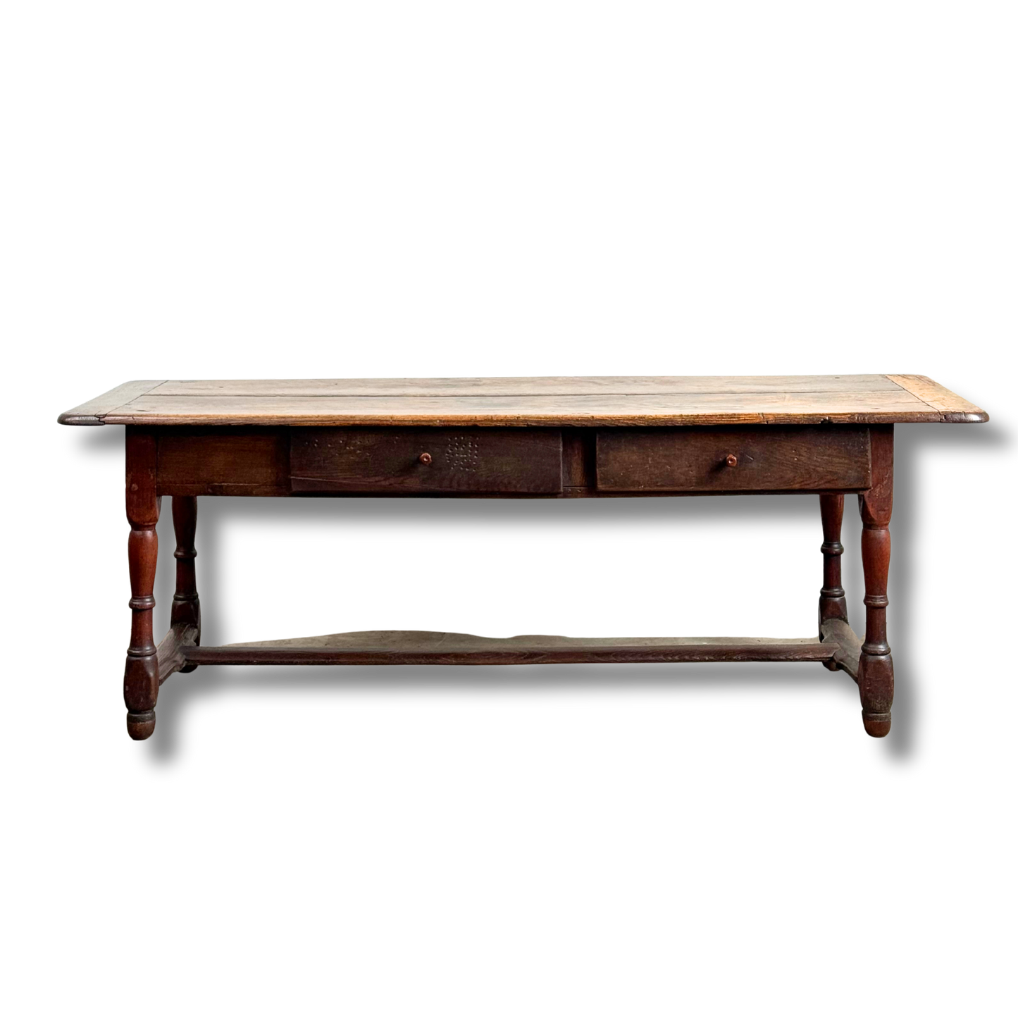 18C Antique French Oak Farmhouse Dining Table