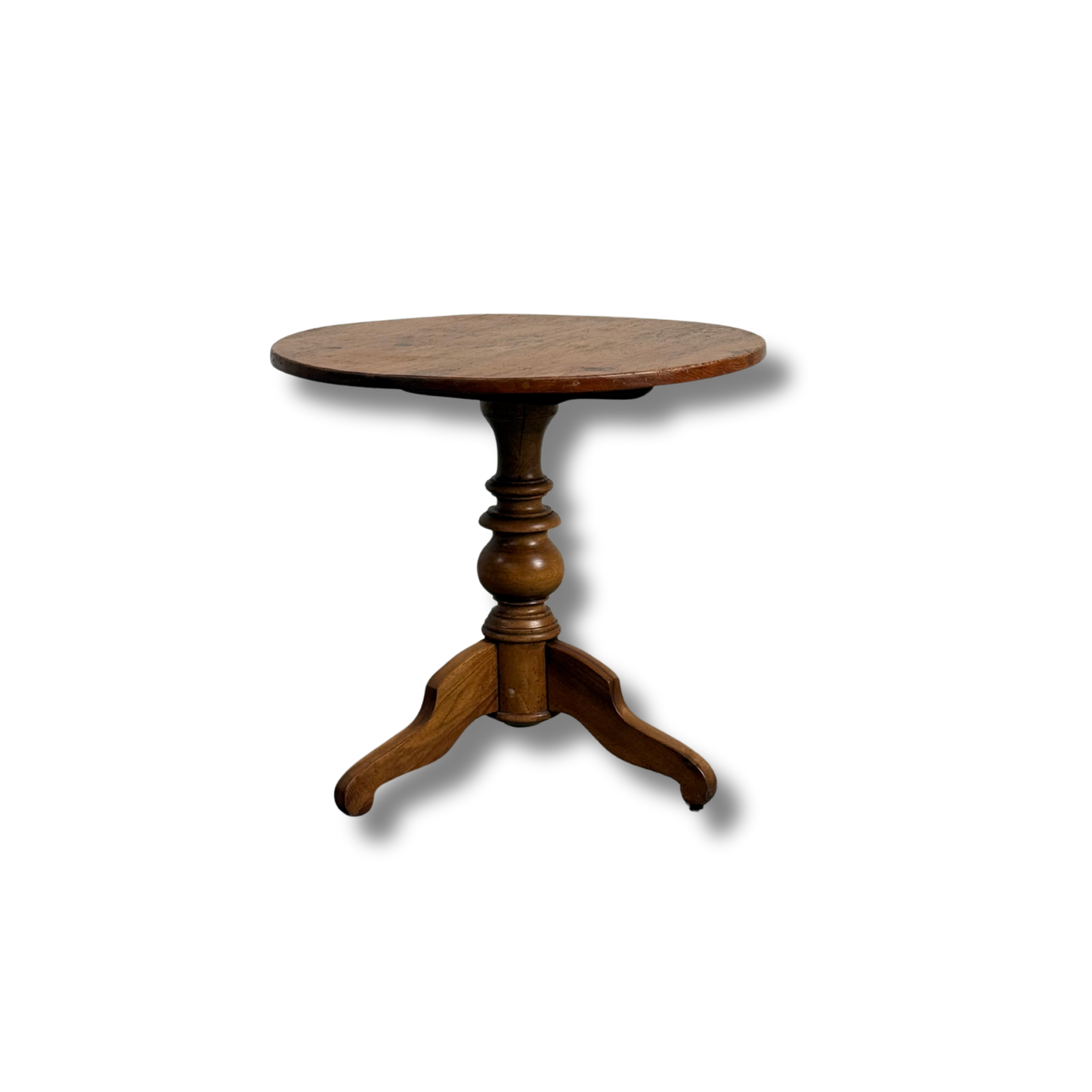 Antique French Round Tilt Top Table