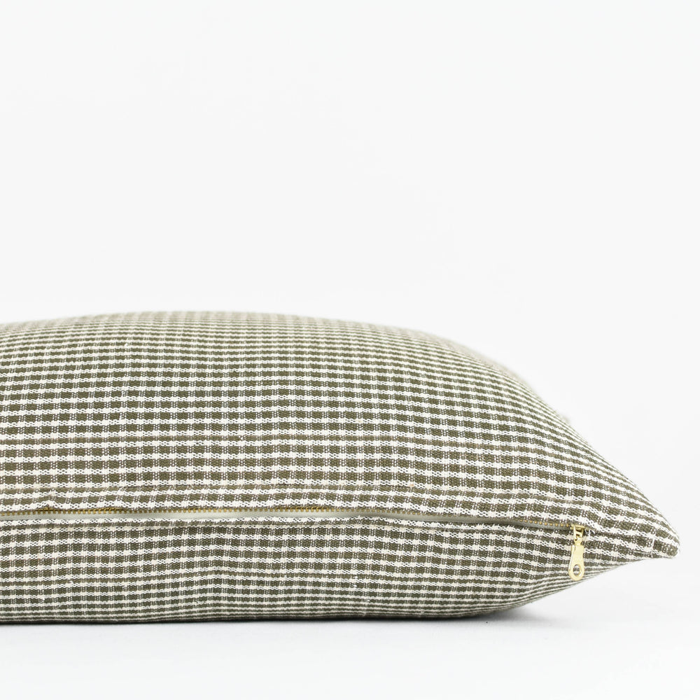 
                  
                    Georgie Green Check Pillow
                  
                