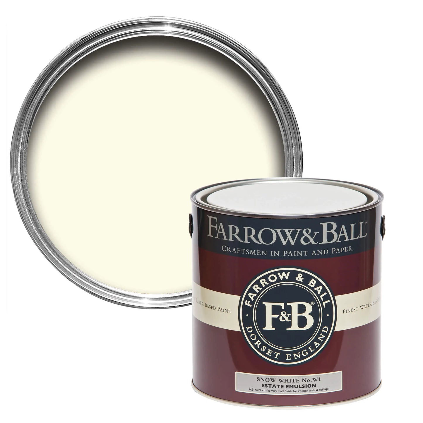 Farrow & Ball Snow White No. W1