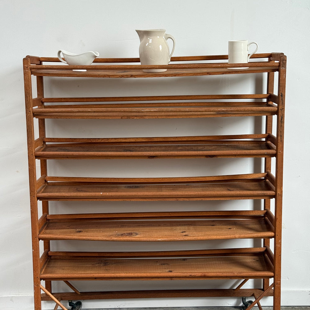 
                  
                    Antique Industrial Rolling Shoe Rack
                  
                