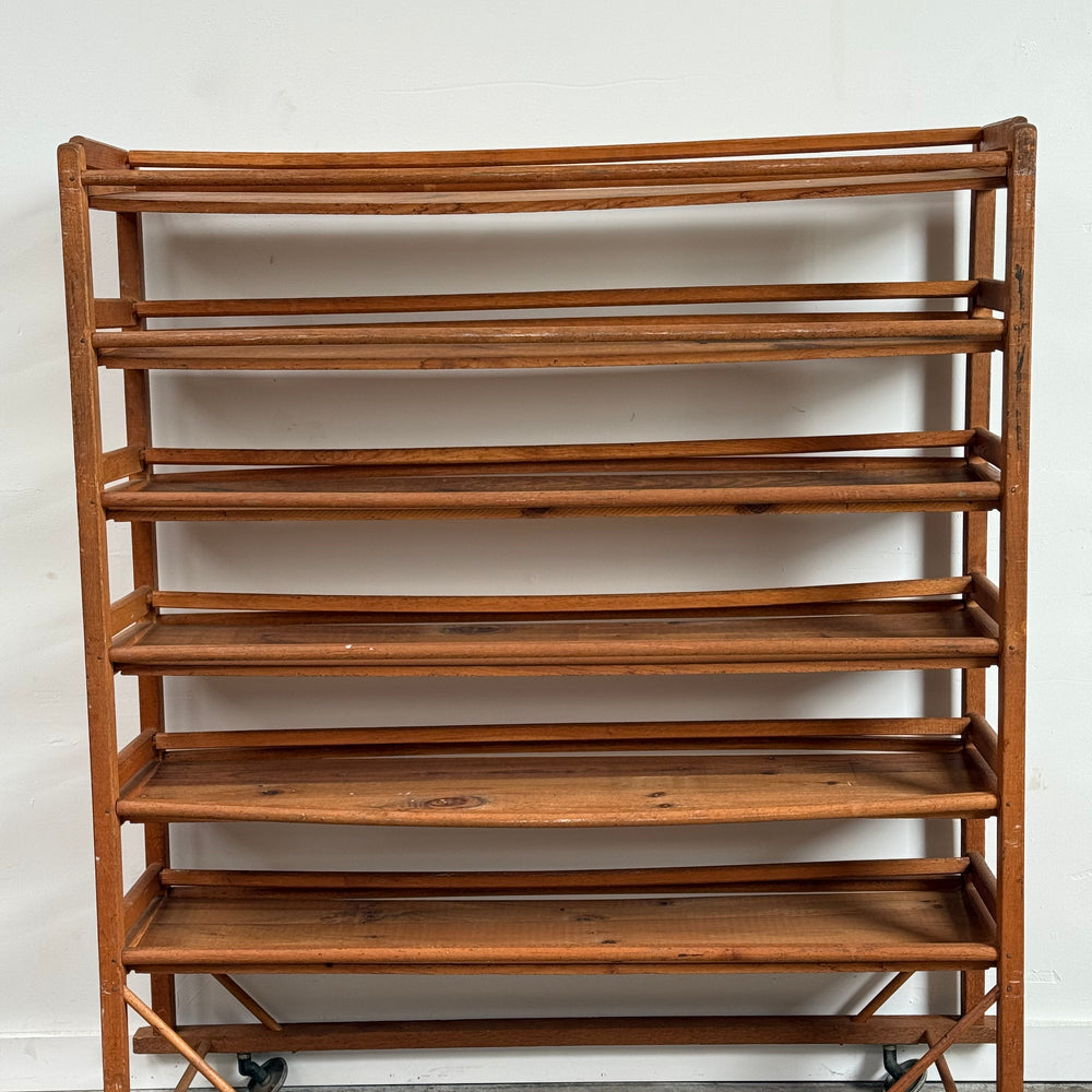 
                  
                    Antique Industrial Rolling Shoe Rack
                  
                