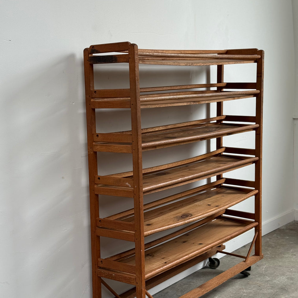 
                  
                    Antique Industrial Rolling Shoe Rack
                  
                