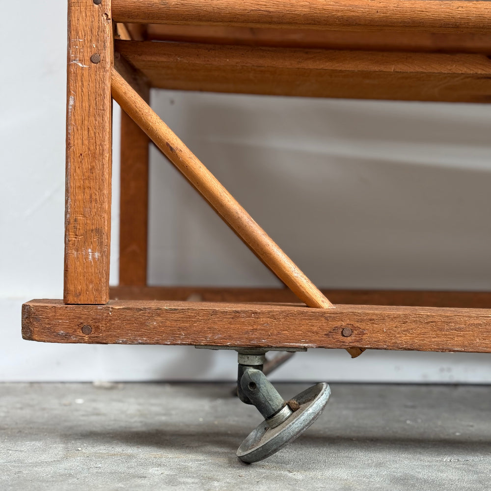 
                  
                    Antique Industrial Rolling Shoe Rack
                  
                