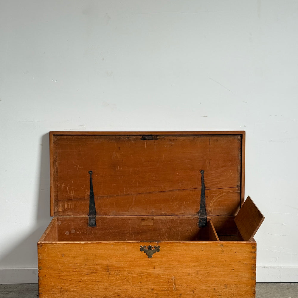 
                  
                    Antique Dovetailed Sea Chest
                  
                