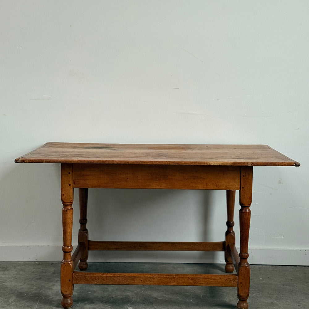 Maple Tap Table With Breadboard Ends.