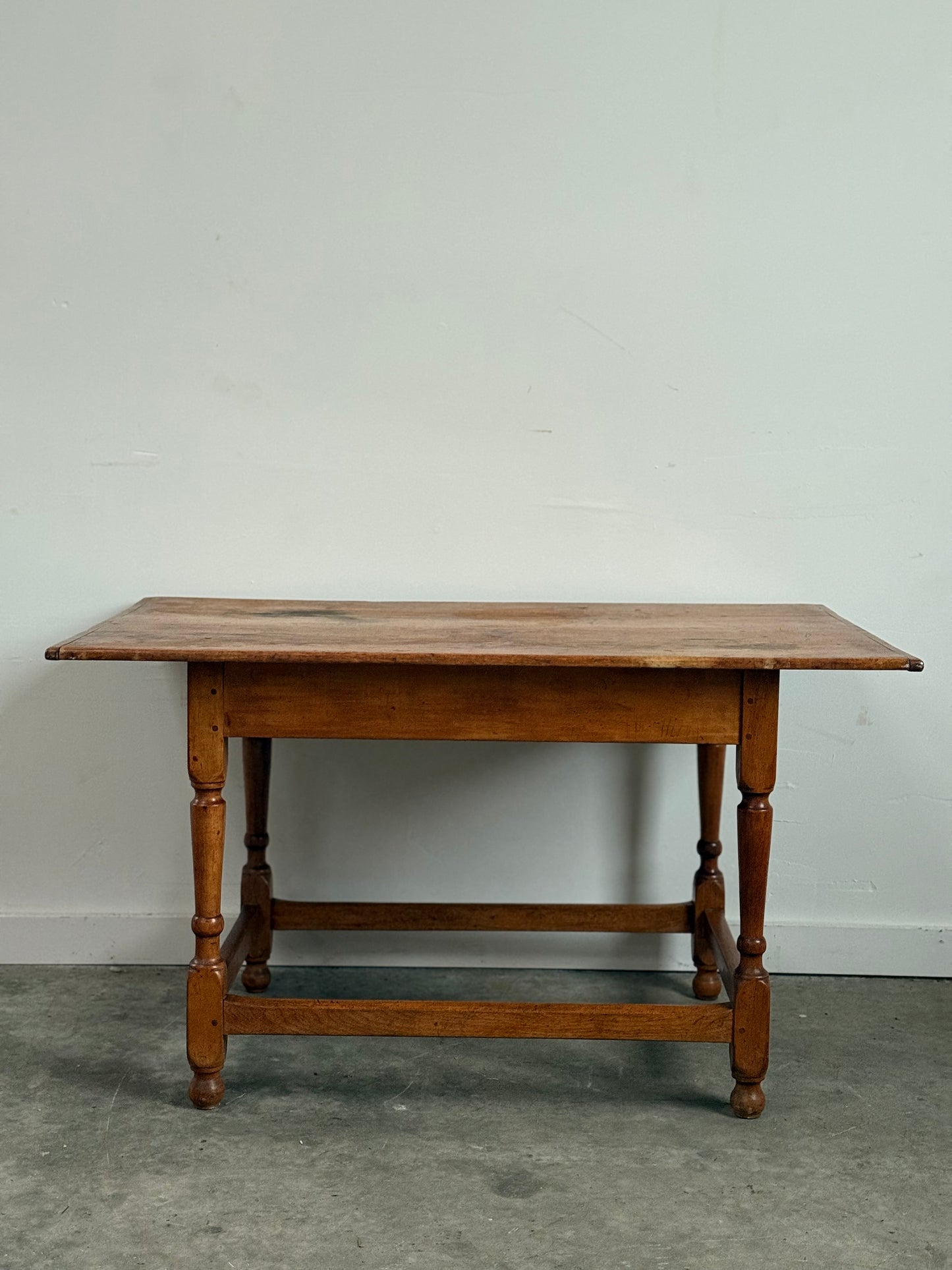 Maple Tap Table With Breadboard Ends.