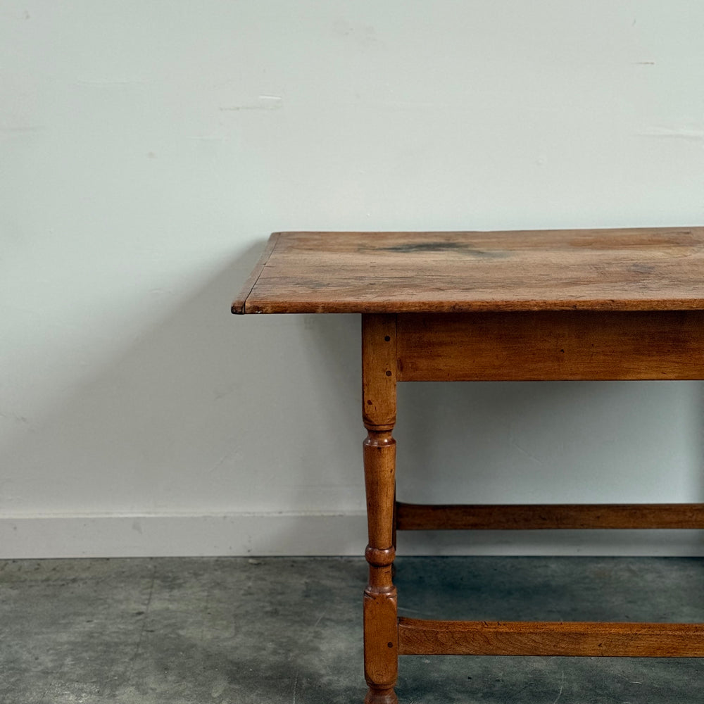
                  
                    Maple Tap Table With Breadboard Ends.
                  
                