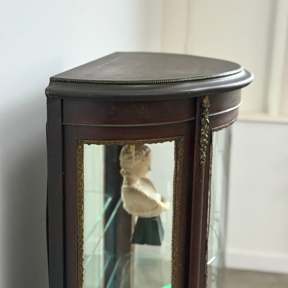 
                  
                    Late 19th C. French Glass Vitrine
                  
                
