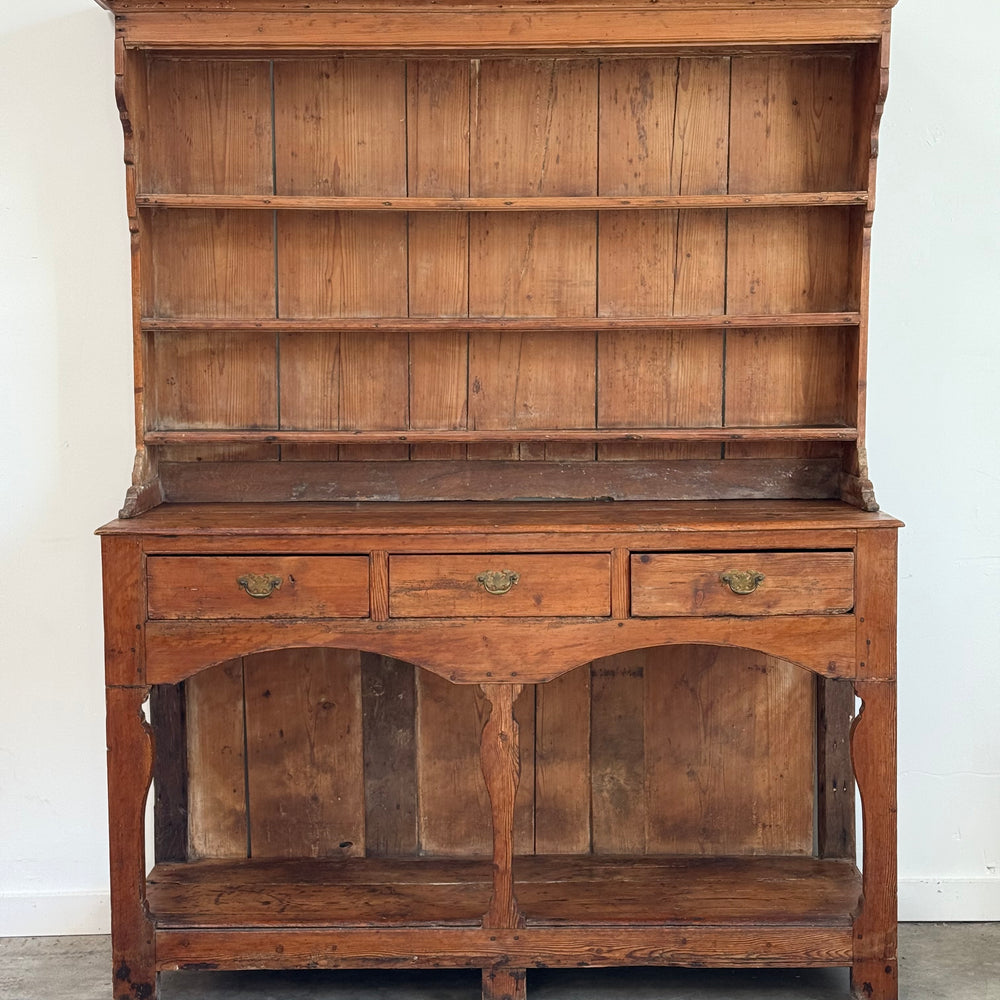 Antique Pine Welsh Dresser.