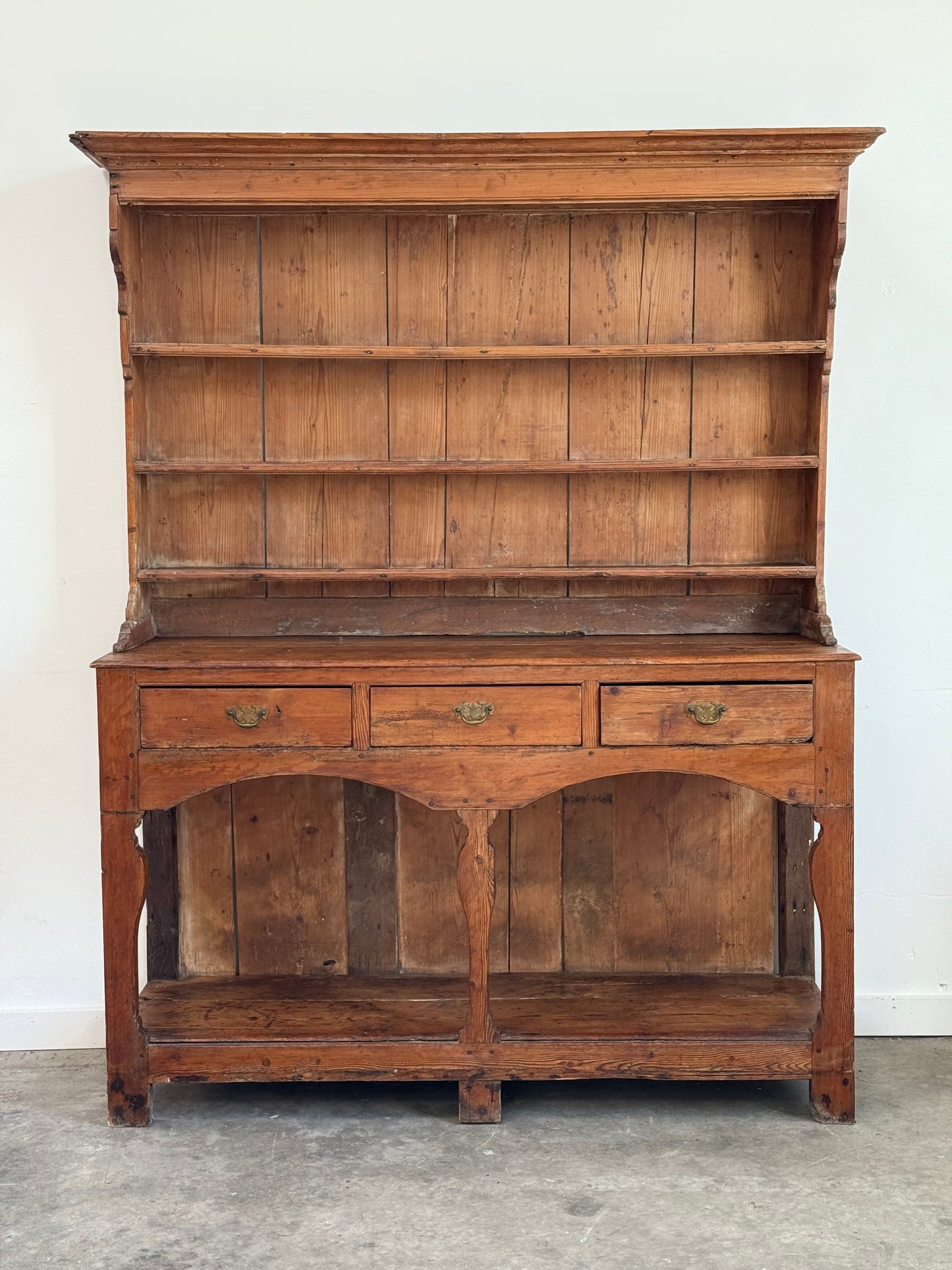 Antique Pine Welsh Dresser.