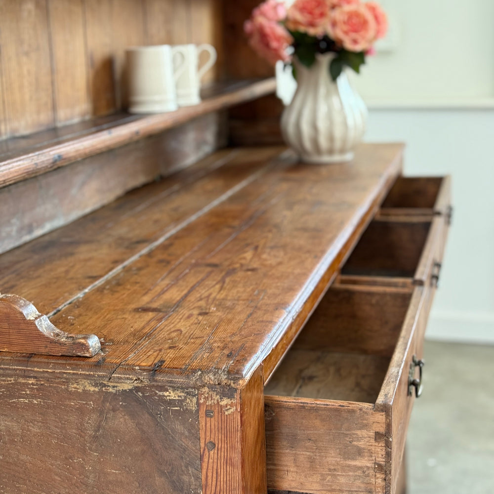 
                  
                    Antique Pine Welsh Dresser.
                  
                