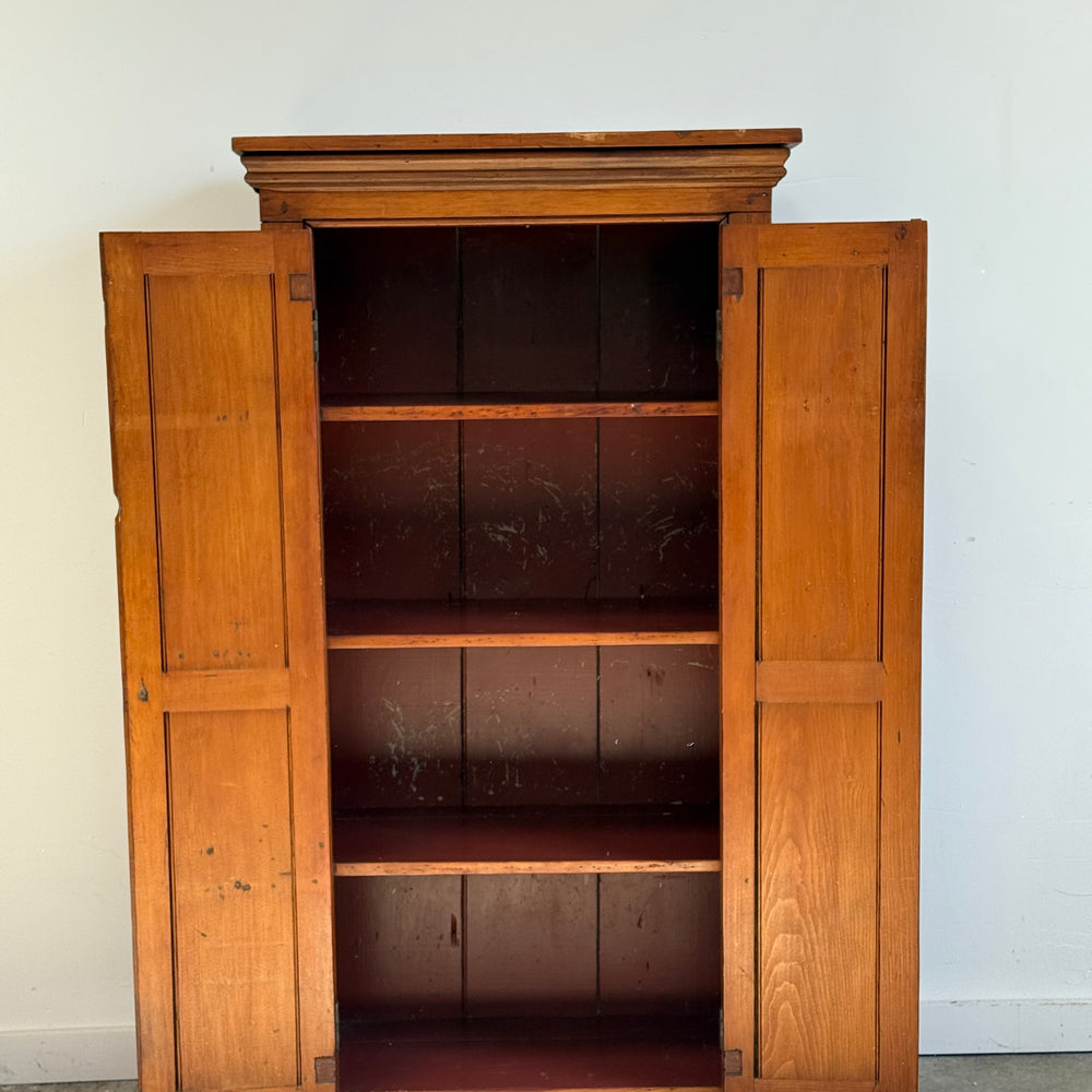 
                  
                    Antique American Petite Two Door Cupboard C.1900
                  
                