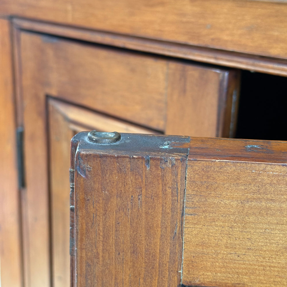 
                  
                    Antique American Petite Two Door Cupboard C.1900
                  
                