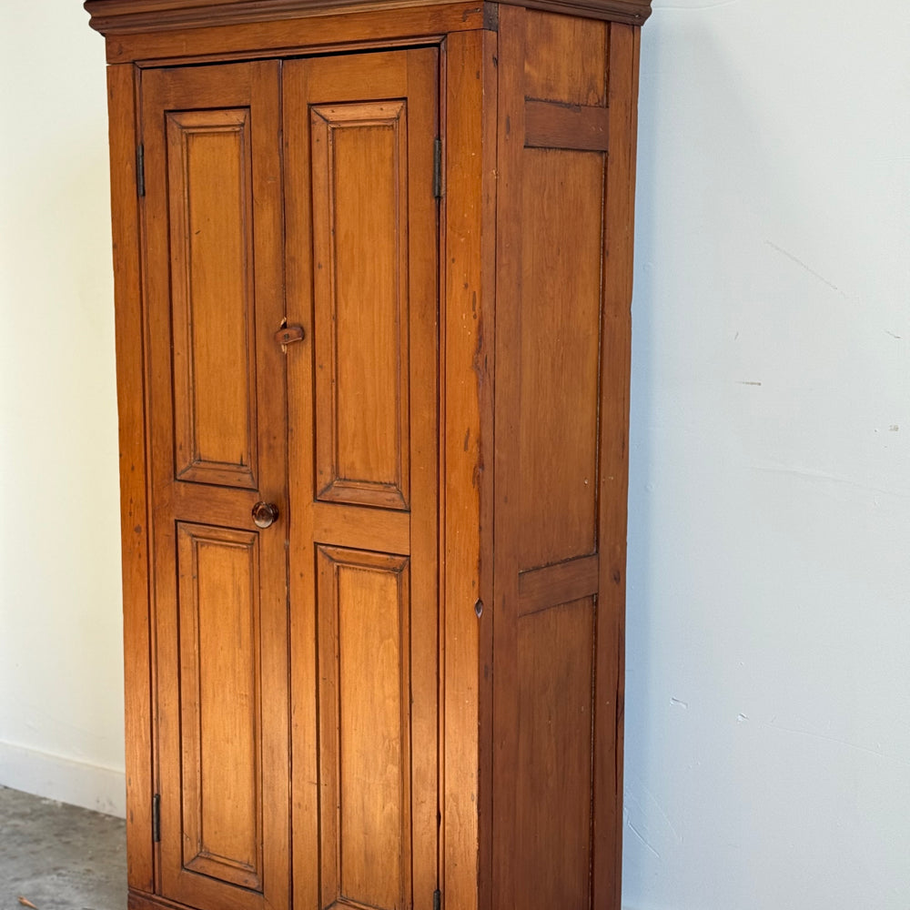 
                  
                    Antique American Petite Two Door Cupboard C.1900
                  
                