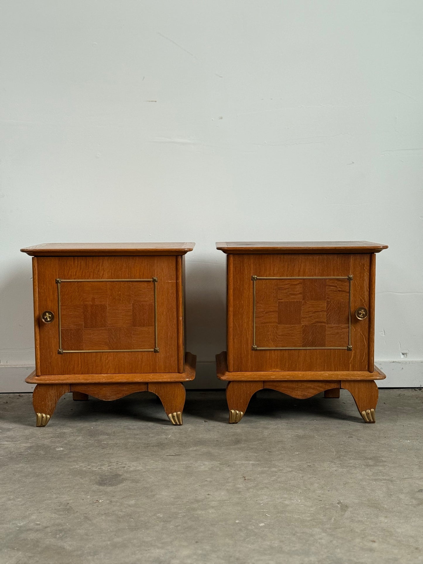 Vintage French Art Deco Nightstands