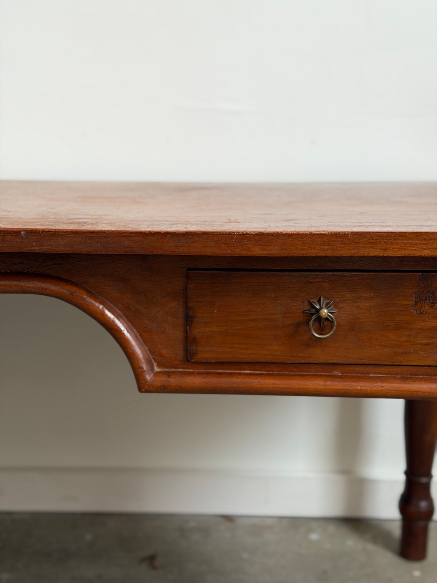 Large Vintage Mahogany Desk. C. 1940